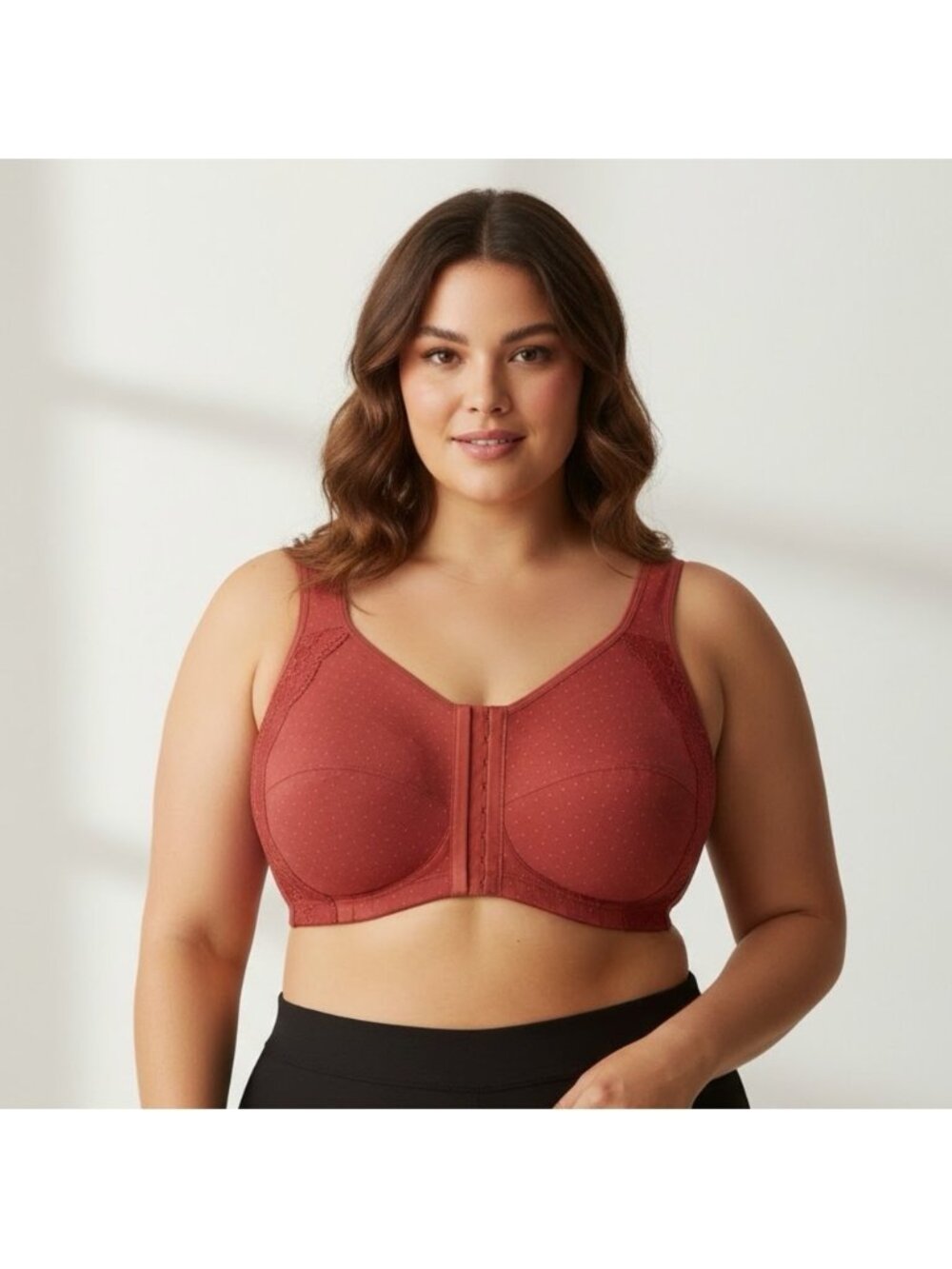 Penningtons Cotton Front Closure Wireless wire Free Bra Size 42DDD
